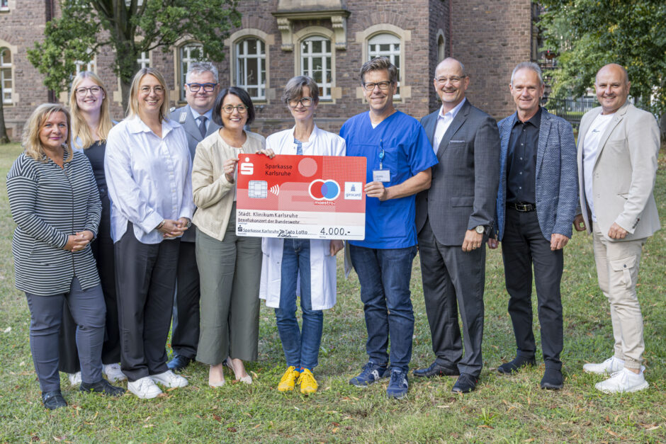 4.000 Euro für die Kinderkliniken am Klinikum Karlsruhe!